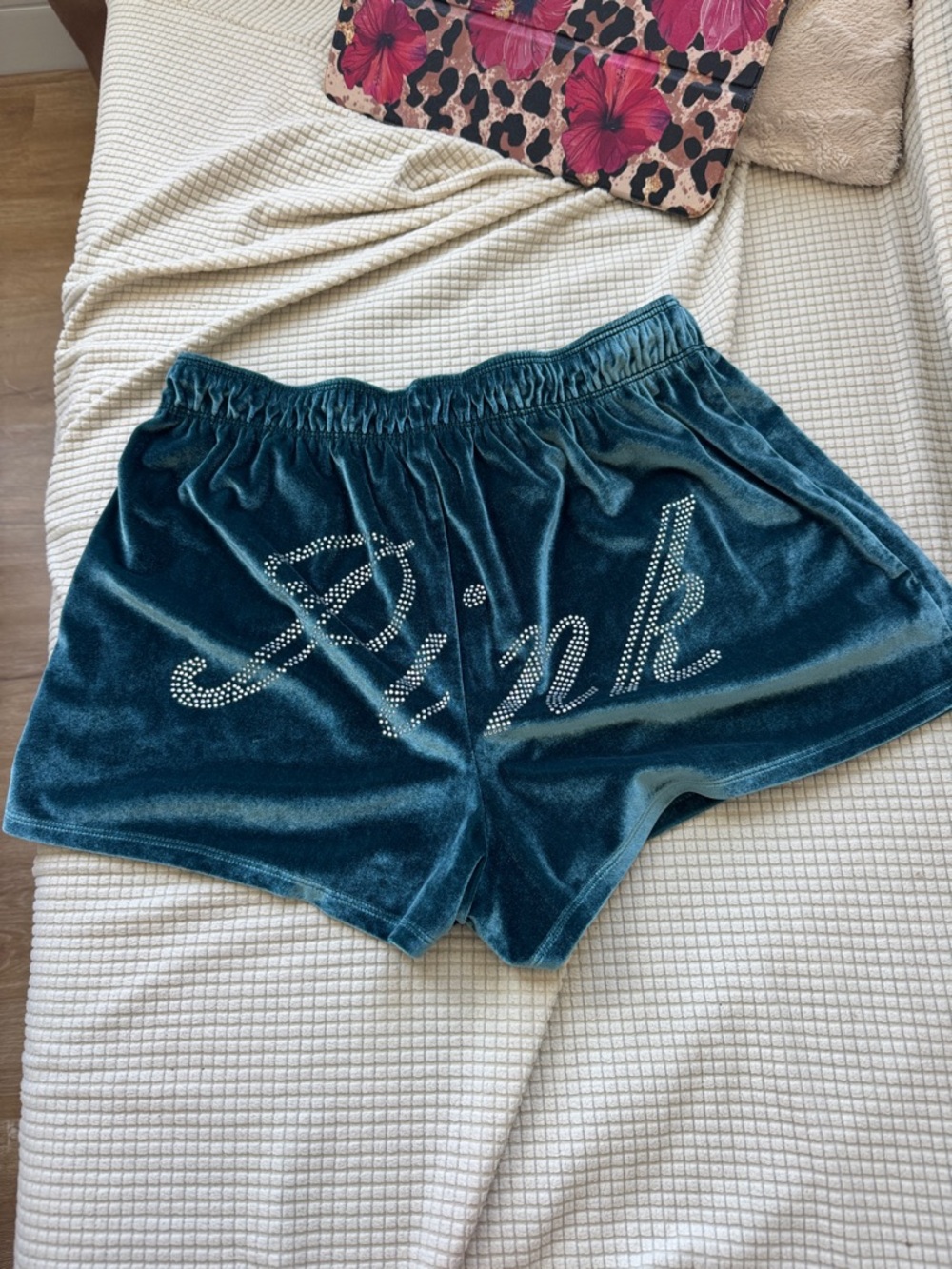 PINK Victoria's Secret Velvet Shorts